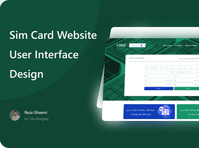 SIM card sales website user interface design app branding design graphic design illustration typography ui ux