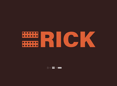BRICK branding brick creative design icon idea logo logodesign minimal