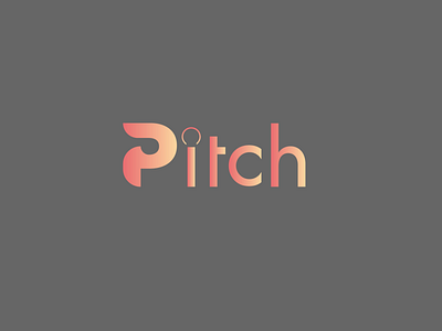 Streaming Music Logo "Pitch" branding creative design idea illustration logo logodesign minimal vector