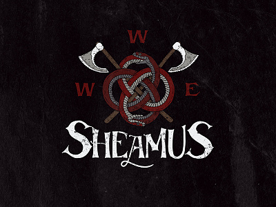 WWE Sheamus axes goshawaf lettering print snakes wrestling wwe
