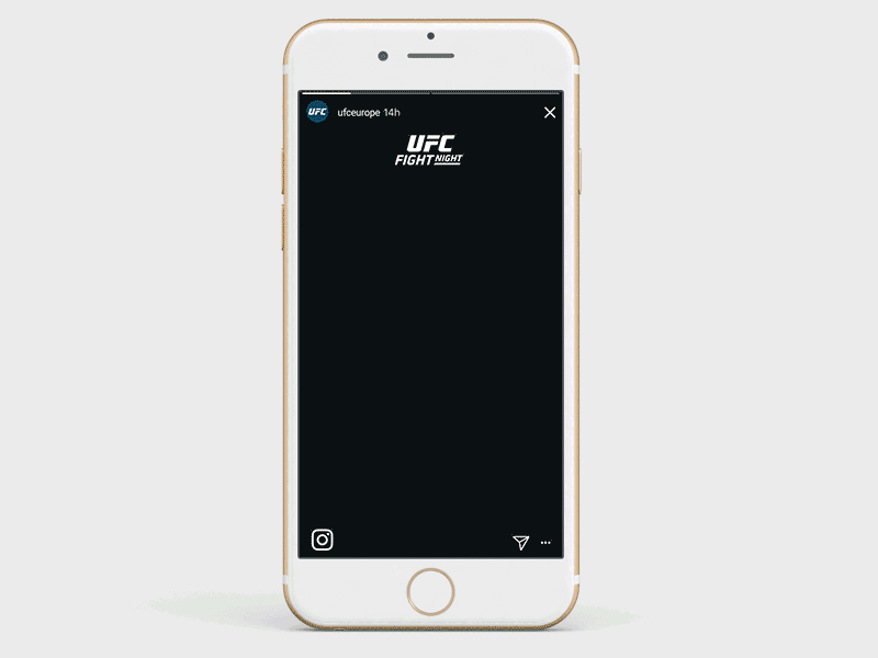 UFC Countdown Graphics instagram story motion graphics ufc
