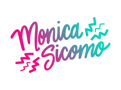 Personal Logo branding logo monica monica sicomo personal logo
