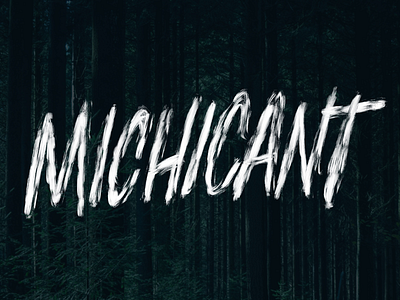 Michicant - Bon Iver bon iver bonier design graphic design handlettering ipadpro lettering michicant music procreate typography