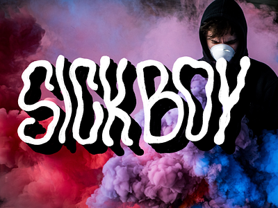 Sick Boy - The Chainsmokers art design goodtype graphic design hand lettering ipadpro lettering madewithunsplash music procreate sickboy thechainsmokers typography unsplash
