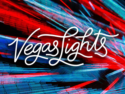 Vegas Lights - Panic! At The Disco art design good type graphic design hand lettering ipad pro lettering music panic at the disco procreate typography vegas lights