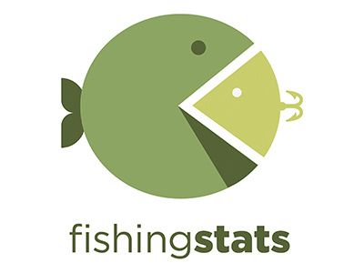 Fishing Stats Logo Design concept design fishing graphic design ideation logo design sd portfolio vector