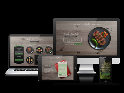 Acento Catering Website Design acento catering design foodvisual sd portfolio web design