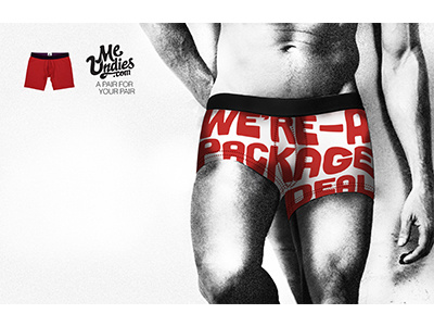 Me Undies Campaign art direction copywriting layout design me undies sd portfolio typography underwear