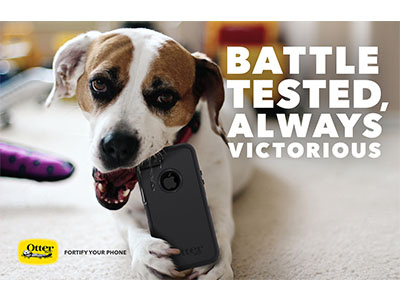 Otterbox Dog Ad advertising copywriting otterbox phone case sd portfolio