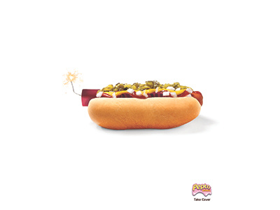 Pepto Bismol Hotdog Ad
