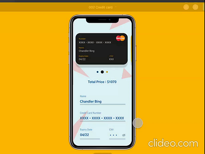 DailyUi #002 - Credit card Checkout app dailyui design mobile ui ux