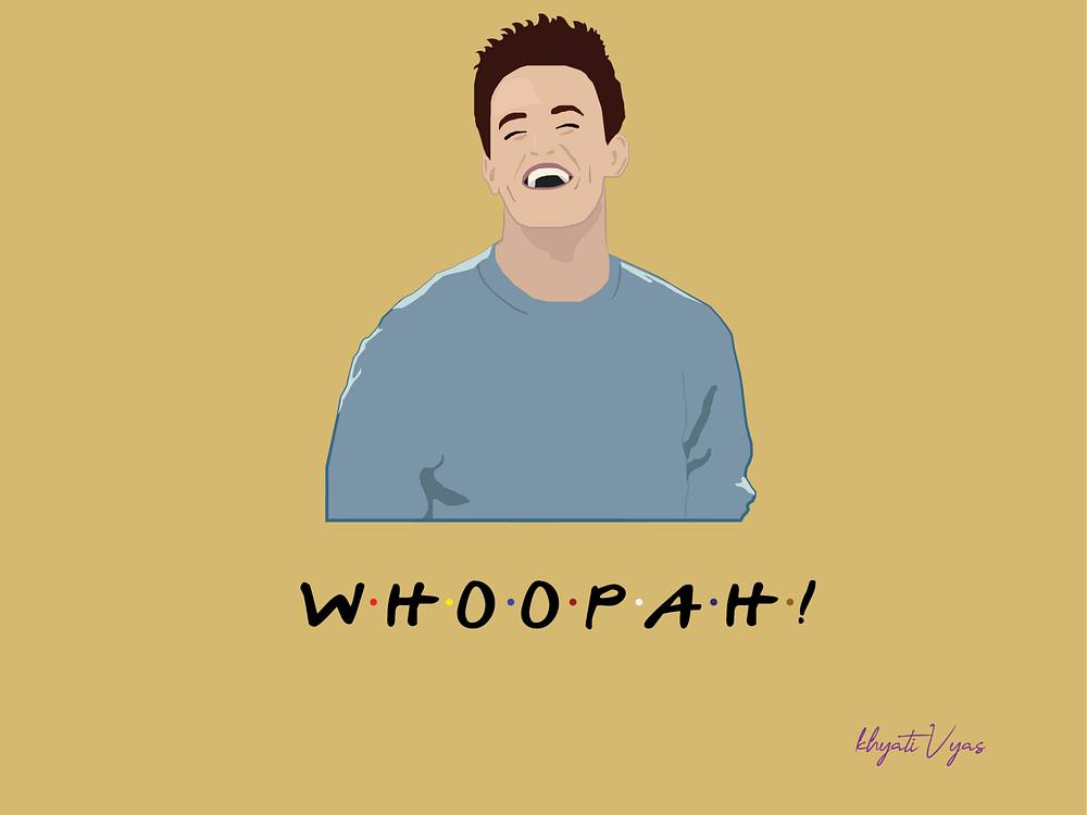 Chandler Bing - FRIENDS by Khyati Vyas on Dribbble