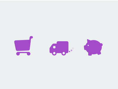 eBusiness Helper icons business cart delivery finance iconka pig piggy bank truck