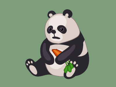 Facepalm Panda animal animation carrot chew eat facepalm gif panda wildlife