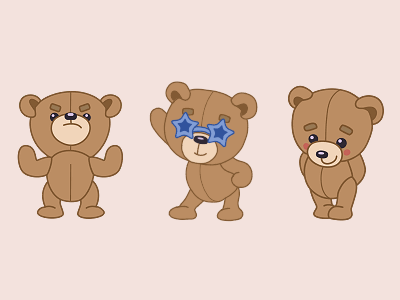 Theodore The Disco Bear animation bear dance disco gif sticker teddy toy