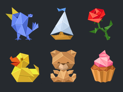 Origami set for IMO Messenger