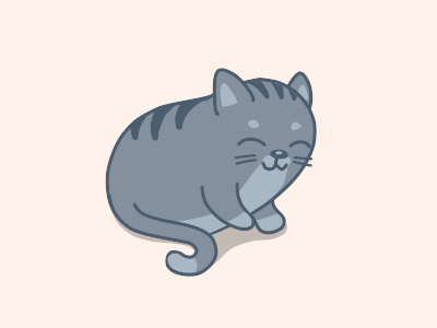 Making making making biscuits animal animation cartoon cat character cute gif pet
