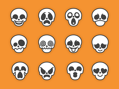 Halloween emoji creepy dead emoji emotions halloween skull spooky