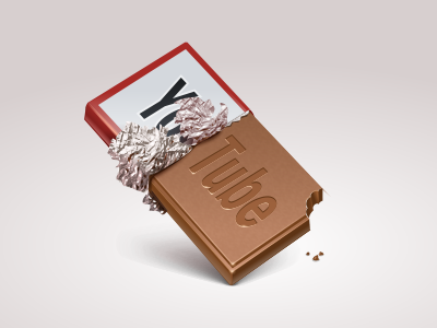 Yumtube bar chocolate icon iconka youtube