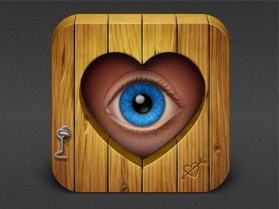 Love Is Everywhere celebrate eye february heart icon iconka lavatory love pupil toilet valentine wood