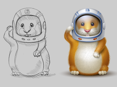 Hamstronaut astronaut hamster icon iconka nasa space