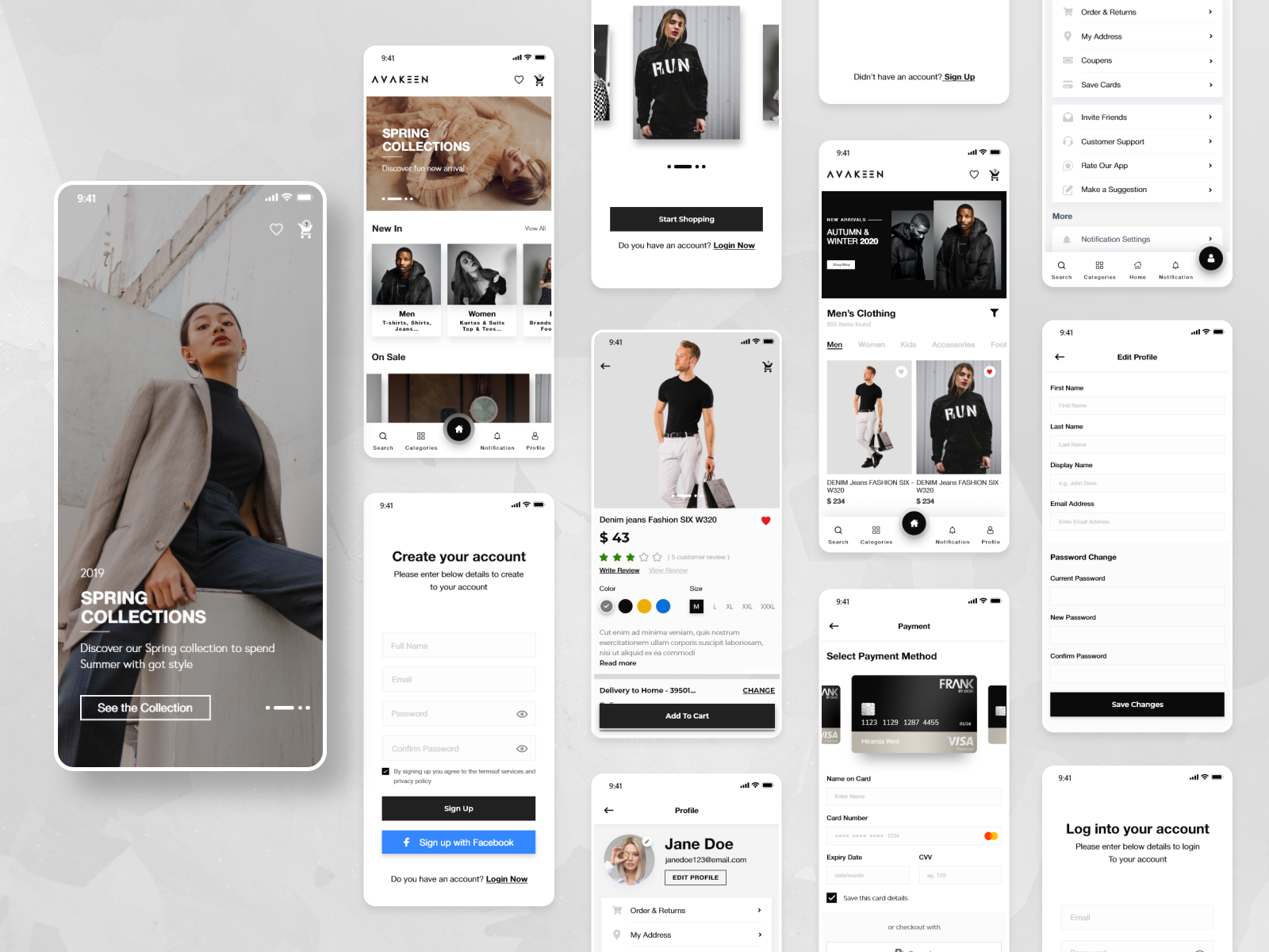 AVAKEEN : Ecommerce Fashion Store UI Concept by TechEniac Services LLP ...