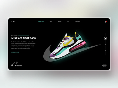 E-commerce Website for Nike Premium Shoes with Minimalistic