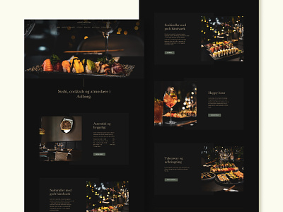Catch Sushi Bar Homepage branding dark ui restaurant sushi sushi bar ui web web design