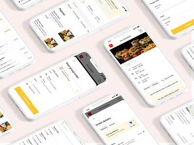 Food Ordering & Delivery App design food mobile app mobile design restaurant