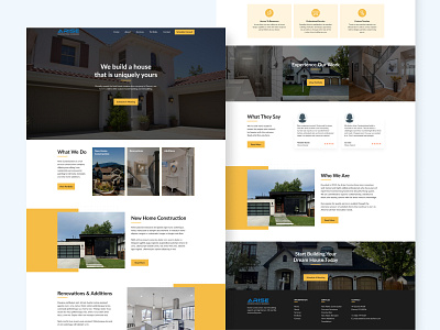 Home Construction Company Home Page