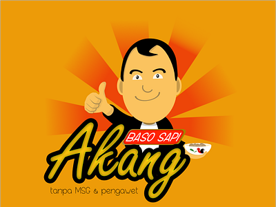 baso akang png affinity designer affinitydesigner brand design character characterdesign culinary design foodlogo illustration indonesia logo