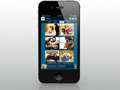 Mobile-Music Player-UI Library (Mockup) app branding design flat icon illustration minimal ui ux vector