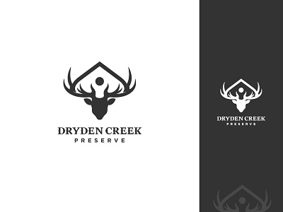 Logo for a new business venture in the hunting realestate market abstract logo animal logo brand identity branding corporate logo deer logo hunting logo logo logo art minimalist deer logo modern logo nature real estate real estate mortgage syeda saleha