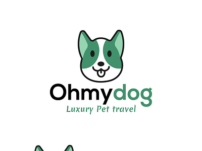 Ohmydog logo design - Branding by Syeda Saleha abstract logo animal logo brand identity branding corporate logo design dog logo doggy dogs logo logo art modern logo pet logo