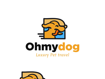 Ohmydog logo design - Dog logo - Syeda Saleha abstract logo animal logo brand identity branding corporate logo design dog logo doggy dogs logo logo art minimal pet logo modern logo pet logo