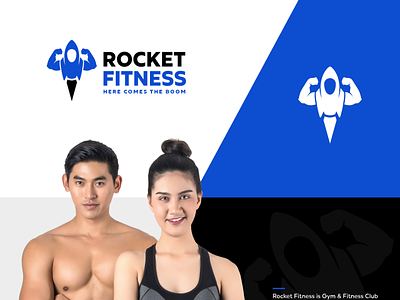 Rocket Fitness Logo Design - Syeda Saleha