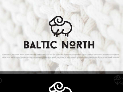 Baltic North Logo Design - Syeda Saleha abstract logo animal logo baltic branding brand identity branding business animal logo business logo corporate logo cow logo design dog logo logo logo art logo branding modern logo