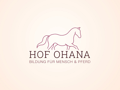 Horse Line Logo Design - Syeda Saleha