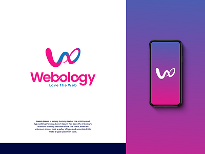 Webology Branding - W letter Modern Logo