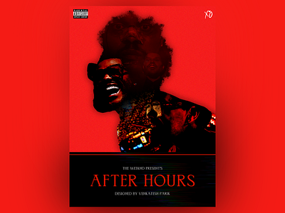 “AFTER HOURS” 🔥Fan Art album albumcoverdesign deisgn designing graphicdesign saveyourtears social media banner theweekndalbum