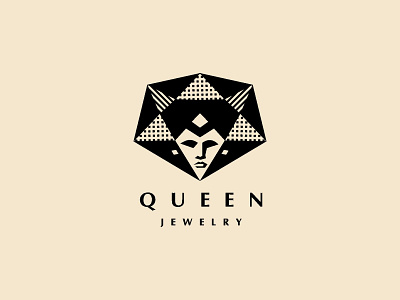 Queen. Jewelry brand branding jewelry logo logodesign logofolio logos logotype queen
