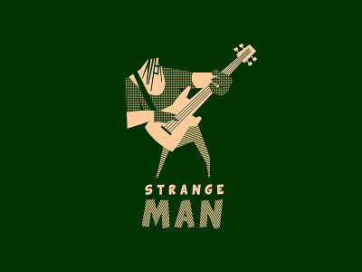 Strange man band bandlogo branding design logo logofolio rock