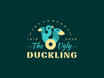 The Ugly Duckling branding design duckling graphic design illustration logo logodesign logofolio logosmyk logotype toy ui vector