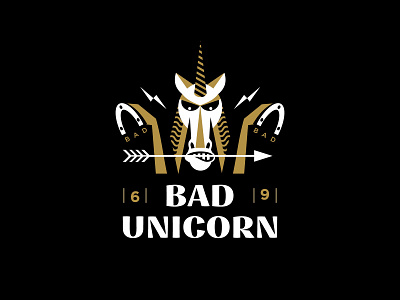 Bad unicorn bad branding design illustration logo logodesign logofolio logosmyk logotype mark unicorn