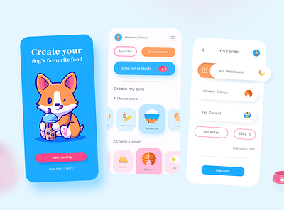 Dog Food e-commerce animals app design dog ecommerce food food app inspiration minimal mobile ui uidesign ux uxdesign