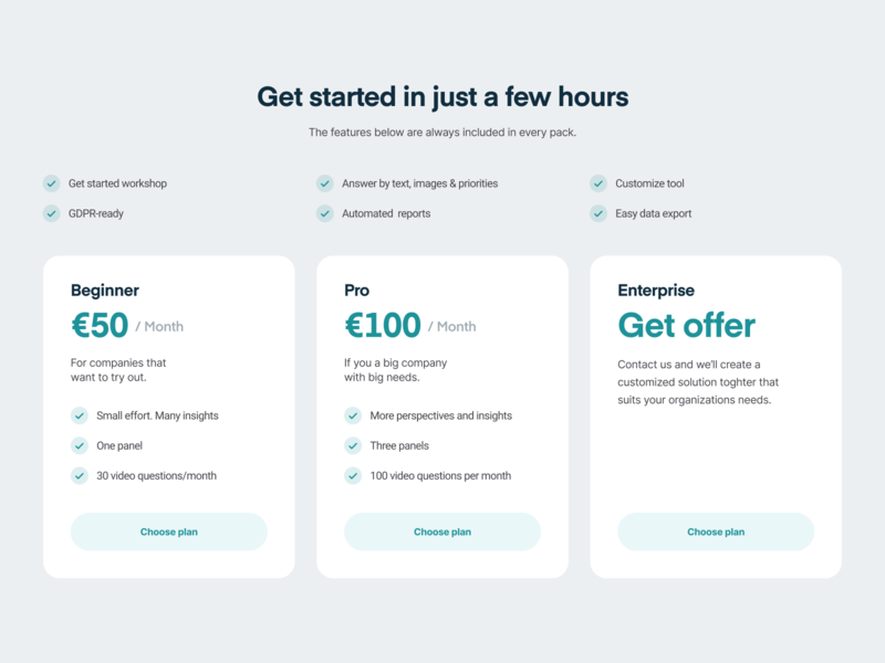 Pricing Section for Panelista design flat plan price pricing pricing plan subscribe subscription subscriptions ui user experience user interface ux web website