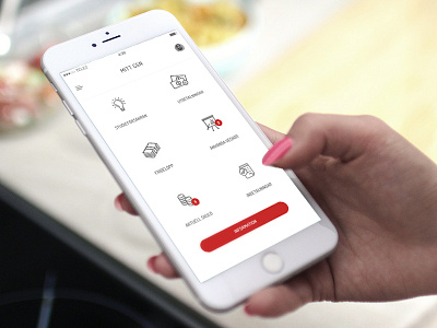 Mitt CSN • Redesign app clean csn design flat red redesign school simple ui ux white