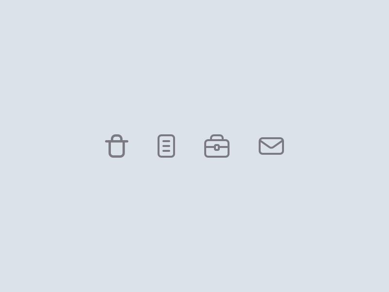 Minimal Icons minimalistic minimal icon kit strokes outlined line icon set icons iconography icon