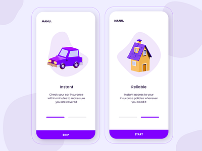 Insurance App Design Concept