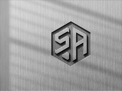 Sa Text Logo Version 4 By Sa Shahin On Dribbble